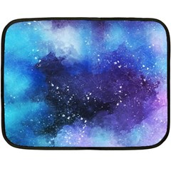 Blue space Fleece Blanket (Mini)