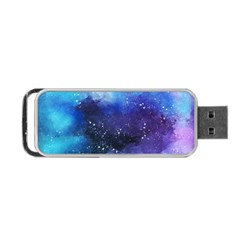 Blue space Portable USB Flash (One Side)