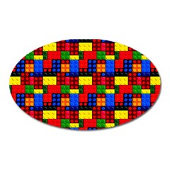 Colorful 59 Oval Magnet