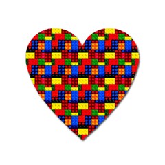 Colorful 59 Heart Magnet