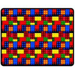 Colorful 59 Double Sided Fleece Blanket (Medium) 