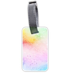 Rainbow painting drops Luggage Tag (two sides)