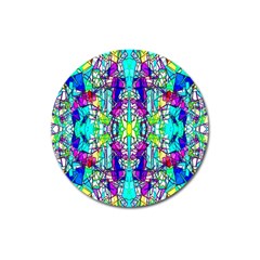 Colorful 60 Magnet 3  (round) by ArtworkByPatrick