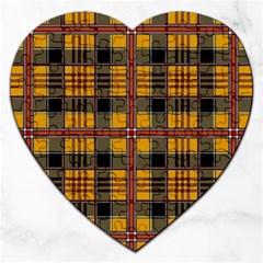 Plaid 5 Jigsaw Puzzle (heart)