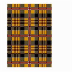 Plaid 5 Large Garden Flag (two Sides) by ArtworkByPatrick