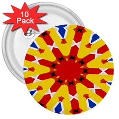 Design 567 3  Buttons (10 Pack)  by impacteesstreetweareight