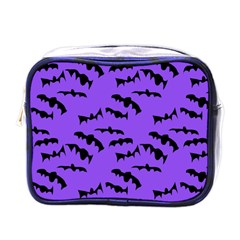 Bats Pattern Mini Toiletries Bag (one Side) by bloomingvinedesign