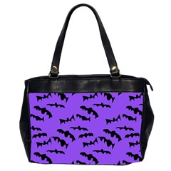 Bats Pattern Oversize Office Handbag (2 Sides) by bloomingvinedesign