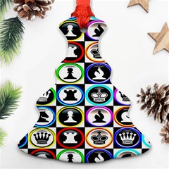 Chess Christmas Tree Ornament (two Sides) by ArtworkByPatrick