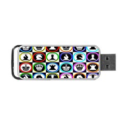 Chess Portable Usb Flash (one Side) by ArtworkByPatrick