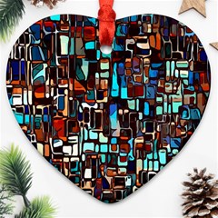 Colorful 66 Ornament (heart) by ArtworkByPatrick