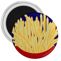 French Fries Potato Snacks Food 3  Magnets by Simbadda