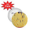 French Fries Potato Snacks Food 1.75  Buttons (10 pack) Front