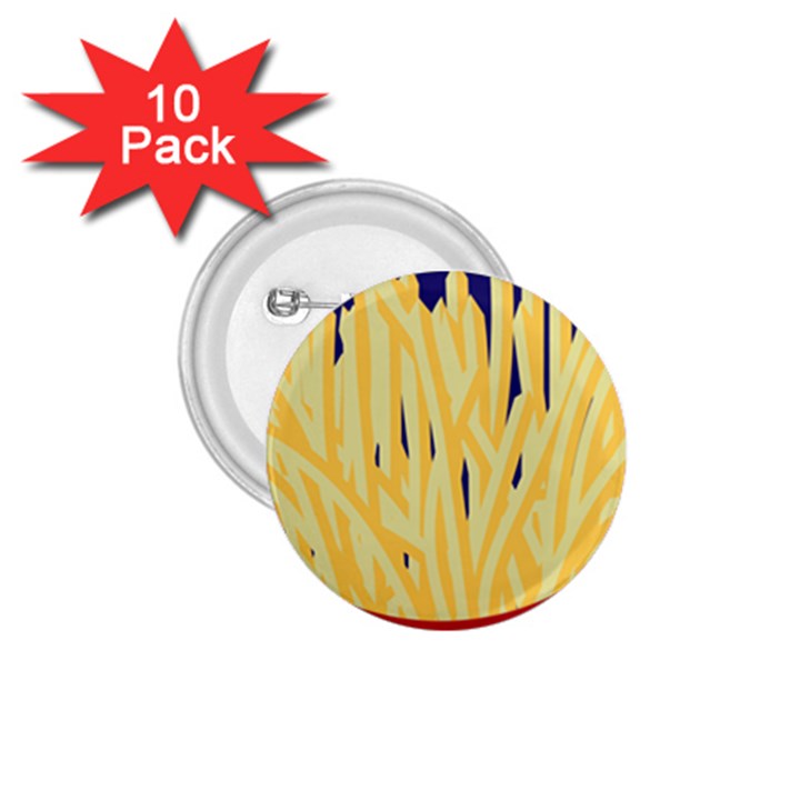 French Fries Potato Snacks Food 1.75  Buttons (10 pack)