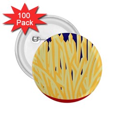 French Fries Potato Snacks Food 2 25  Buttons (100 Pack)  by Simbadda