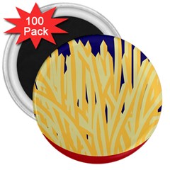 French Fries Potato Snacks Food 3  Magnets (100 Pack) by Simbadda