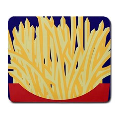 French Fries Potato Snacks Food Large Mousepads by Simbadda