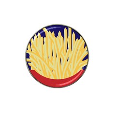 French Fries Potato Snacks Food Hat Clip Ball Marker by Simbadda