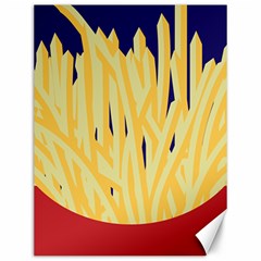 French Fries Potato Snacks Food Canvas 12  X 16  by Simbadda