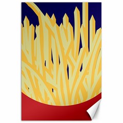 French Fries Potato Snacks Food Canvas 20  X 30  by Simbadda