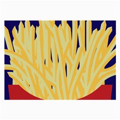 French Fries Potato Snacks Food Large Glasses Cloth by Simbadda