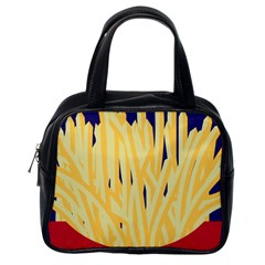 French Fries Potato Snacks Food Classic Handbag (one Side) by Simbadda