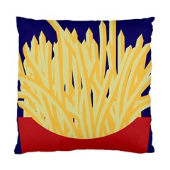 French Fries Potato Snacks Food Standard Cushion Case (two Sides) by Simbadda