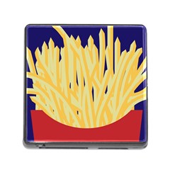 French Fries Potato Snacks Food Memory Card Reader (square 5 Slot) by Simbadda