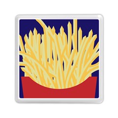 French Fries Potato Snacks Food Memory Card Reader (square) by Simbadda