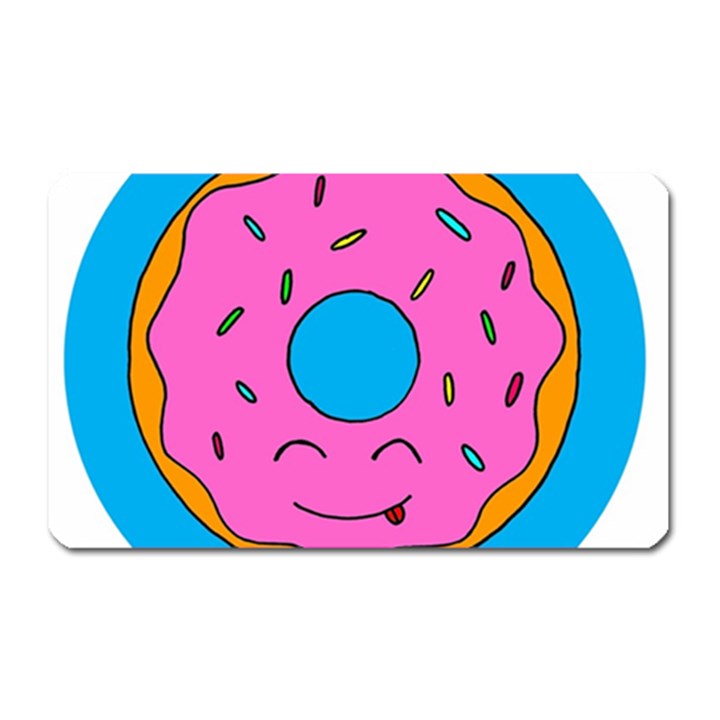 Donut Doughnut Dessert Clip Art Magnet (Rectangular)