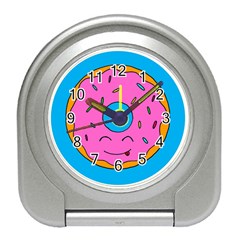 Donut Doughnut Dessert Clip Art Travel Alarm Clock by Simbadda