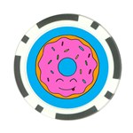 Donut Doughnut Dessert Clip Art Poker Chip Card Guard Front