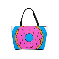 Donut Doughnut Dessert Clip Art Classic Shoulder Handbag by Simbadda