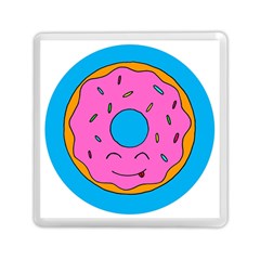 Donut Doughnut Dessert Clip Art Memory Card Reader (square) by Simbadda