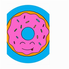 Donut Doughnut Dessert Clip Art Large Garden Flag (two Sides) by Simbadda