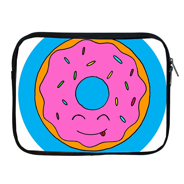 Donut Doughnut Dessert Clip Art Apple iPad 2/3/4 Zipper Cases