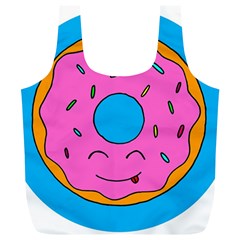 Donut Doughnut Dessert Clip Art Full Print Recycle Bag (xl) by Simbadda