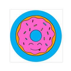 Donut Doughnut Dessert Clip Art Small Satin Scarf (square) by Simbadda