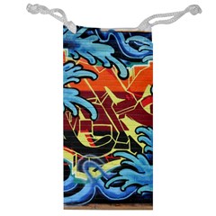 Graffiti Colourful Street Art Art Jewelry Bag by Simbadda