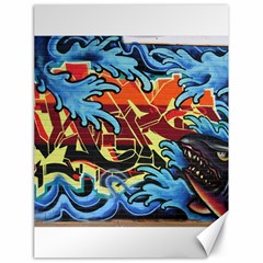 Graffiti Colourful Street Art Art Canvas 18  X 24  by Simbadda