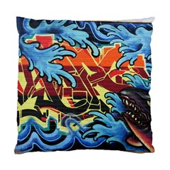 Graffiti Colourful Street Art Art Standard Cushion Case (one Side) by Simbadda