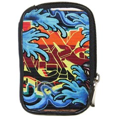 Graffiti Colourful Street Art Art Compact Camera Leather Case