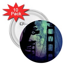 Bridge Construction Trees 2 25  Buttons (10 Pack)  by Simbadda