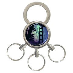 Bridge Construction Trees 3-ring Key Chain by Simbadda