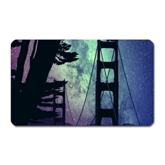 Bridge Construction Trees Magnet (rectangular) by Simbadda