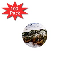 River Hills Evening California 1  Mini Magnets (100 Pack)  by Simbadda