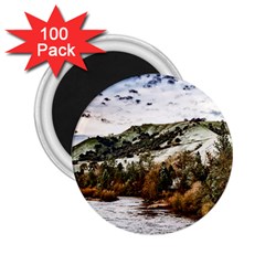 River Hills Evening California 2 25  Magnets (100 Pack)  by Simbadda