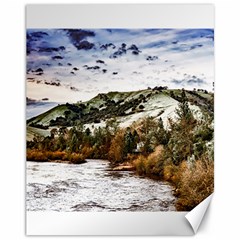 River Hills Evening California Canvas 11  X 14  by Simbadda