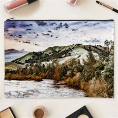 River Hills Evening California Cosmetic Bag (xxxl) by Simbadda