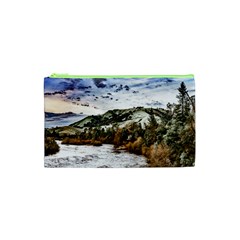 River Hills Evening California Cosmetic Bag (xs) by Simbadda